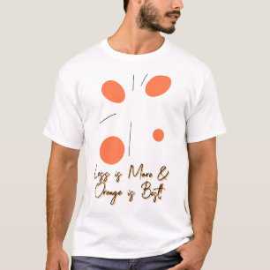 Camiseta Composição Laranja abstrato Minimalista