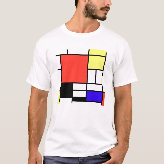 Camiseta Composition , Mondriaan (Frente)
