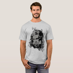 Camiseta Compositor alemão Beethoven música clássica