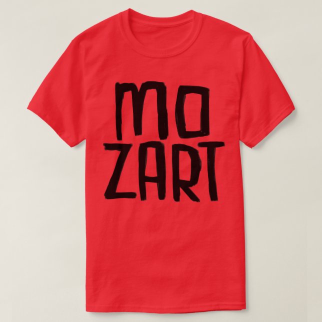 Camiseta Compositor Clássico Mozart (Frente do Design)