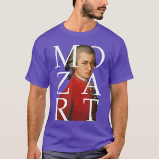 Camiseta Compositor de Música Clássica Mozart amigos retrô