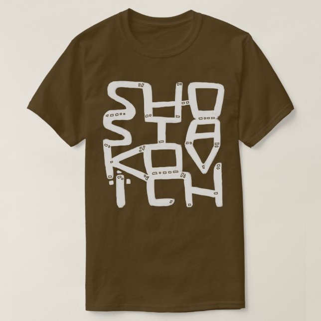 Camiseta Compositor Dmitri Shostakovich (Frente do Design)