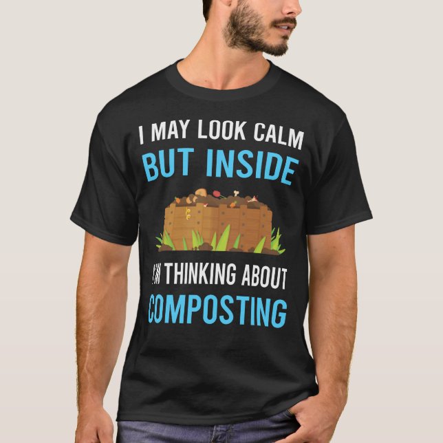 Camiseta Compostador de Compostagem Acalme (Frente)