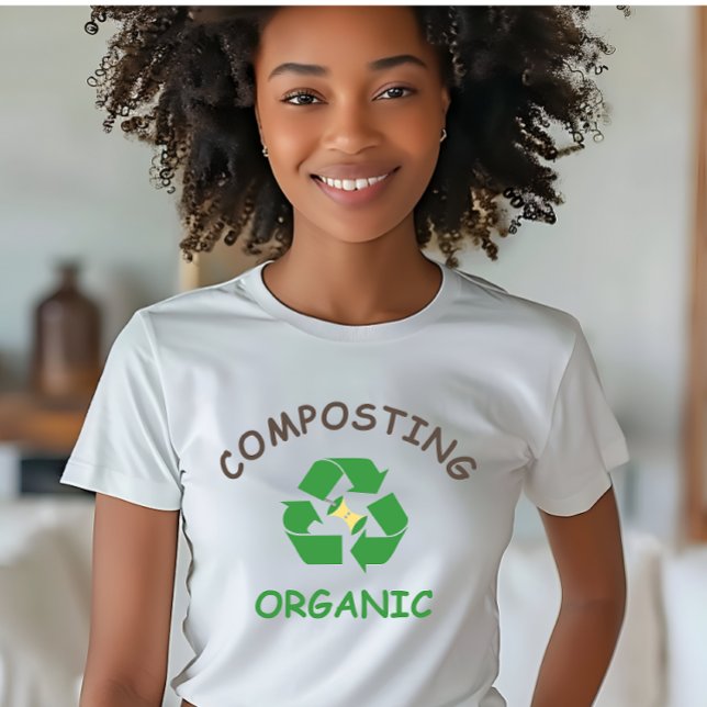 Camiseta compostagem compostadora de compostagem agricultur (Criador carregado)