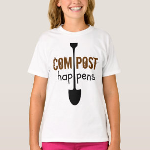 Camiseta Compostar Ocorre Múltipla Pá Humor