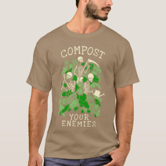 Camiseta Composte Seus Inimigos Humor Gardening Gótica Cave