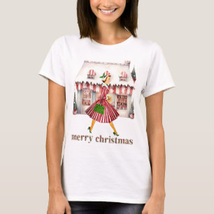 Camiseta comprada de dama de Natal de 1950