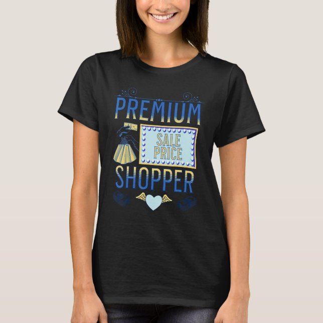 Camiseta Comprador de Ofertas  Promoção Compras Oferta (Frente)