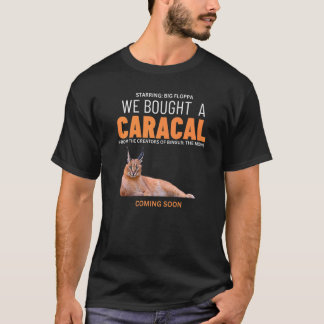 Camiseta Compramos Um Caracal Big Floppa Cat Meme