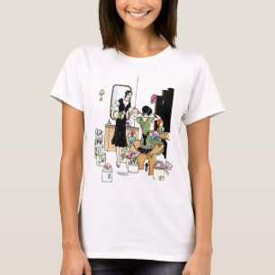 Camiseta Comprando chapéus