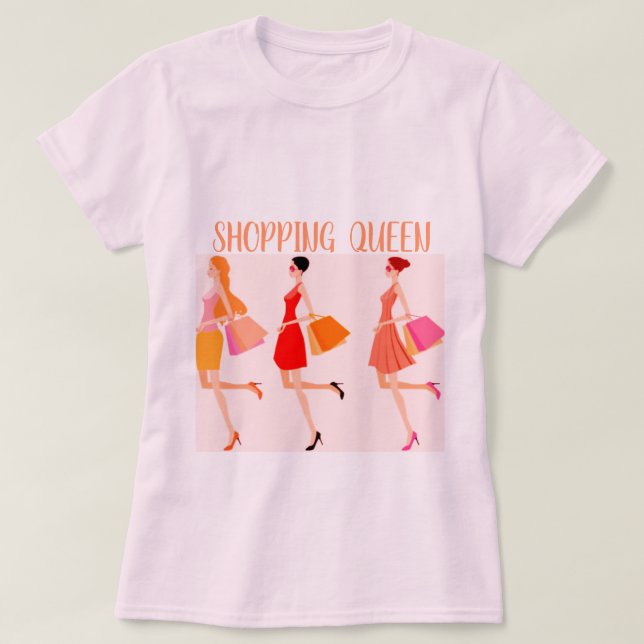 CAMISETA COMPRANDO COLEÇÃO DE RAINHAS (Frente do Design)