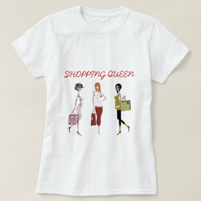 CAMISETA COMPRANDO COLEÇÃO DE RAINHAS (Frente do Design)