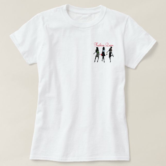 CAMISETA COMPRANDO COLEÇÃO DE RAINHAS (Frente do Design)
