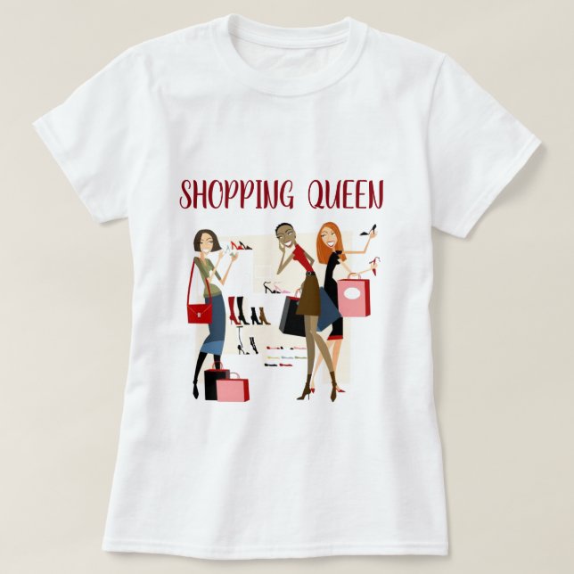CAMISETA COMPRANDO COLEÇÃO DE RAINHAS (Frente do Design)