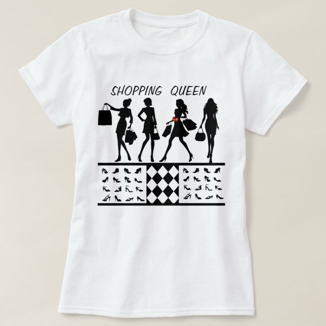 CAMISETA COMPRANDO COLEÇÃO DE RAINHAS (Frente do Design)