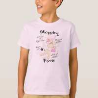 Comprando em Paris T-Shirt