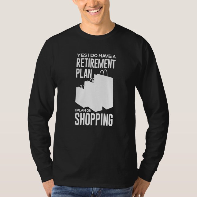 Camiseta Comprando Piadas de compras de cotações de carrinh (Frente)