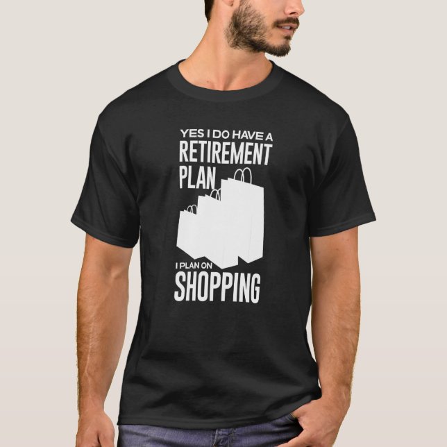 Camiseta Comprando Piadas de compras de cotações de carrinh (Frente)