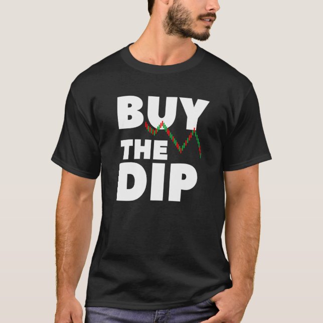 Camiseta Comprar A Criptomoeda Dip Para Um Investidor 1 (Frente)