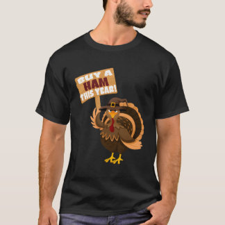 Camiseta Comprar A Ham Este Ano Ação de Graças à Turquia Ja