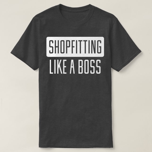 Camiseta Comprar Como Um Chefe (Frente do Design)