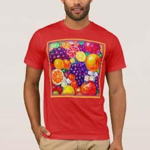 Camiseta comprar de Arte Fresco - Padrão de Frutas