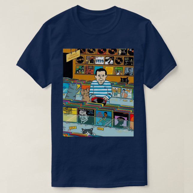 Camiseta comprar de disco (Frente do Design)