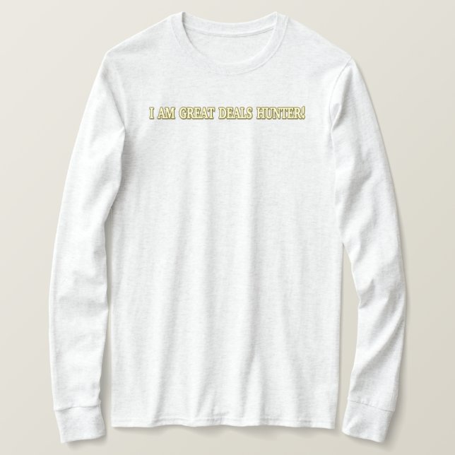 Camiseta Comprar de "Excelente Deals Hunter", Design bonito (Frente do Design)