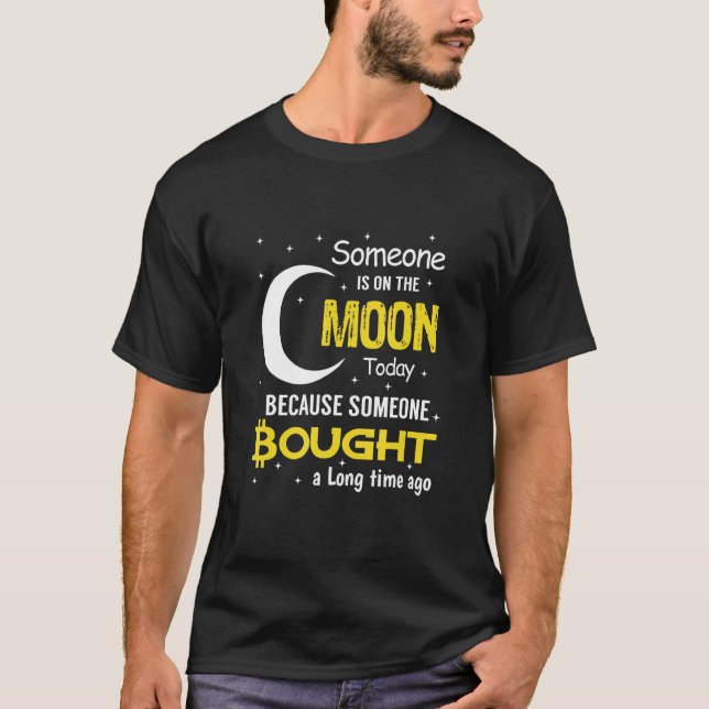 Camiseta Comprar De Lua De Bitmoney E Cripto De Traçador De (Frente)