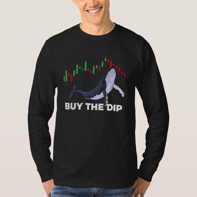 Camiseta Comprar De Negociação Crypto A Baleia De Gráfico D (Frente)