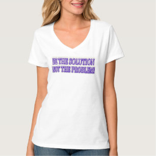 Camiseta Comprar Design "BE A SOLUÇÃO", "Trabalho de arte
