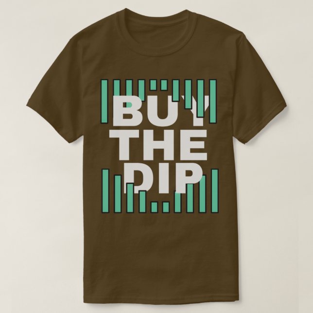 Camiseta Comprar Dip Stock Market Crypto 1 (Frente do Design)