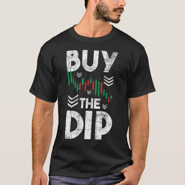 Camiseta Comprar Dip - Stock Market Trading Day Trader Cryp (Frente)