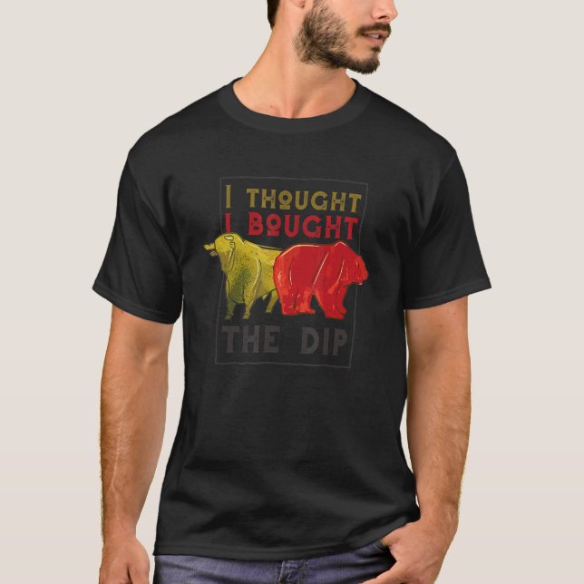 Camiseta Comprar Do Comerciante De Dip Trading E Ações (Frente)