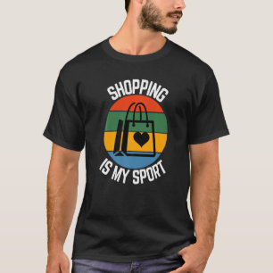 Camiseta Comprar É O Meu Esporte, Fãs De Compradores
