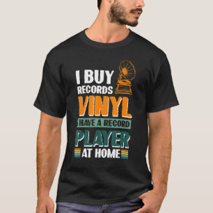 Camiseta Comprar Escreve Vinil Eu Tenho Um Jogador De Grava
