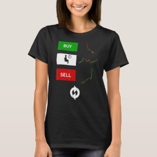 Camiseta Comprar Espera Venda Repetir Dia Negociação Stocks