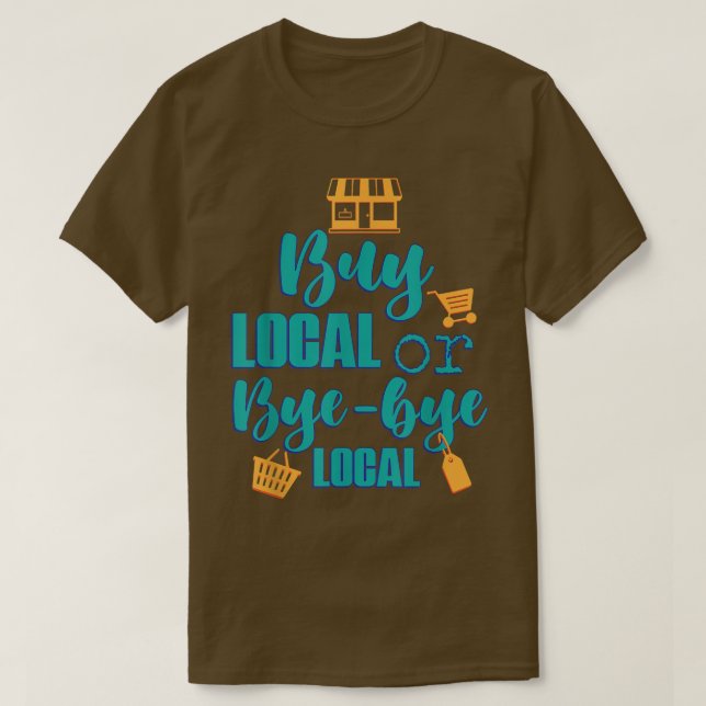 Camiseta Comprar Gráfico para agricultores locais Design (Frente do Design)