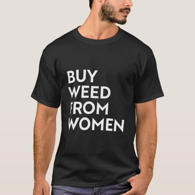 Camiseta Comprar Maconha De (Frente)