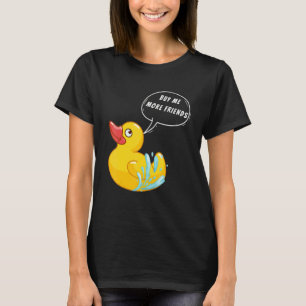 Camiseta Comprar Mais Amigos Patos de Borracha Pato de Borr