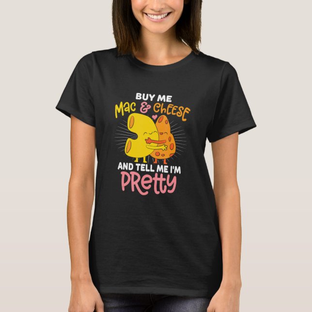 Camiseta Comprar Me Mac E Queijo Sassy (Frente)