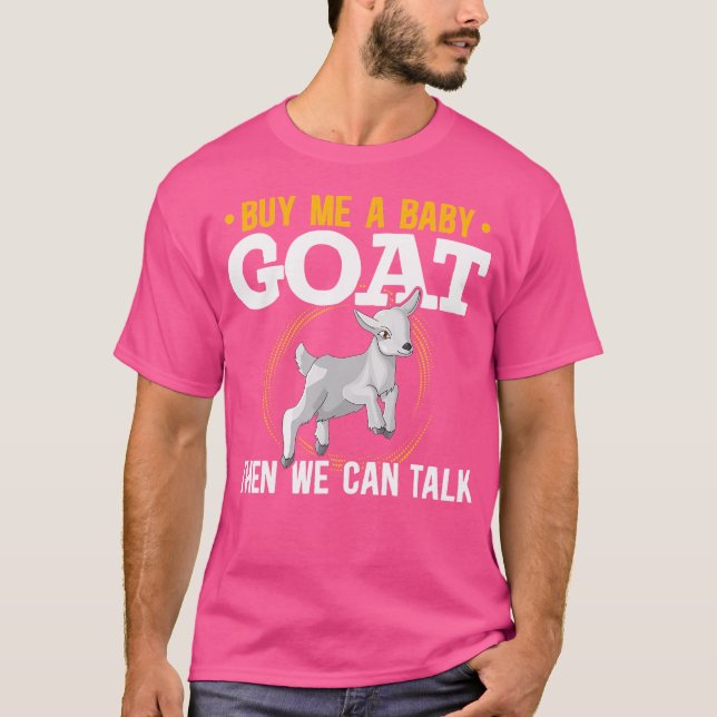 Camiseta Comprar Me Um Bebê Goat Amadurece Criadores De Cap (Frente)