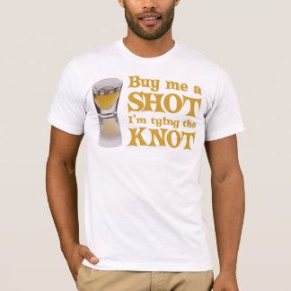 Camiseta Comprar-me um tiro, estou casando