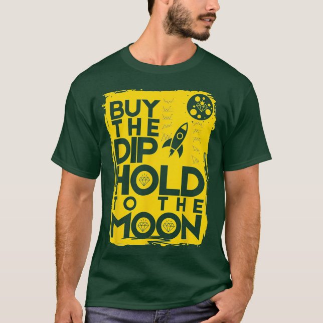 Camiseta Comprar O Foro Do Comerciante De Dia Da Lua Dip (Frente)