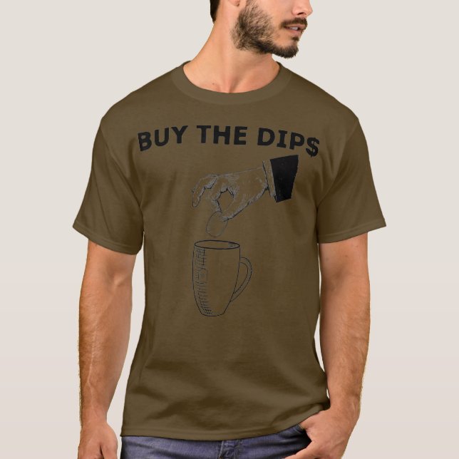 Camiseta Comprar O Investimento Na Bolsa De Valores De Dips (Frente)