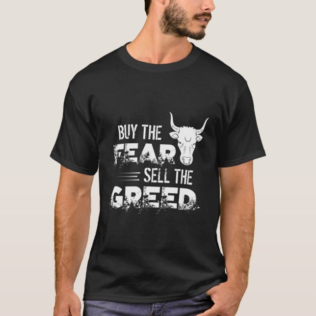 Camiseta Comprar O Medo Vende A Greve Comercializando Invoc (Frente)