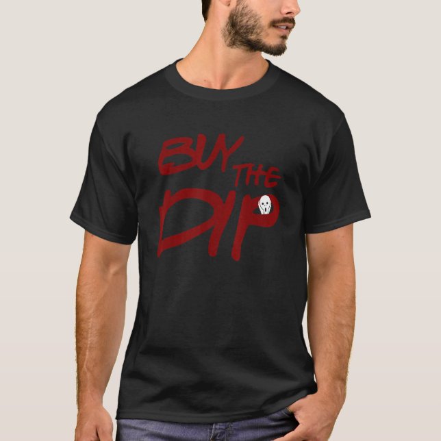 Camiseta Comprar O Mercado De Criptomoeda Dip (Frente)