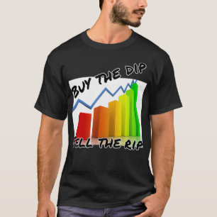 Camiseta Comprar o mergulho vende a venda do mercado de açõ