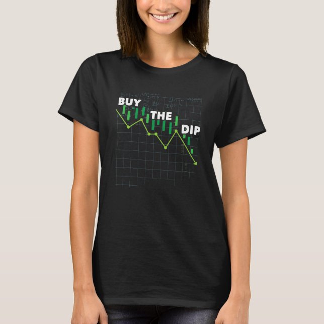 Camiseta Comprar os Comerciantes de Criptomoeda de Dip Cryp (Frente)