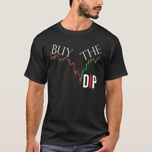 Camiseta Comprar os Comerciantes de Criptomoeda de Dip Cryp (Frente)